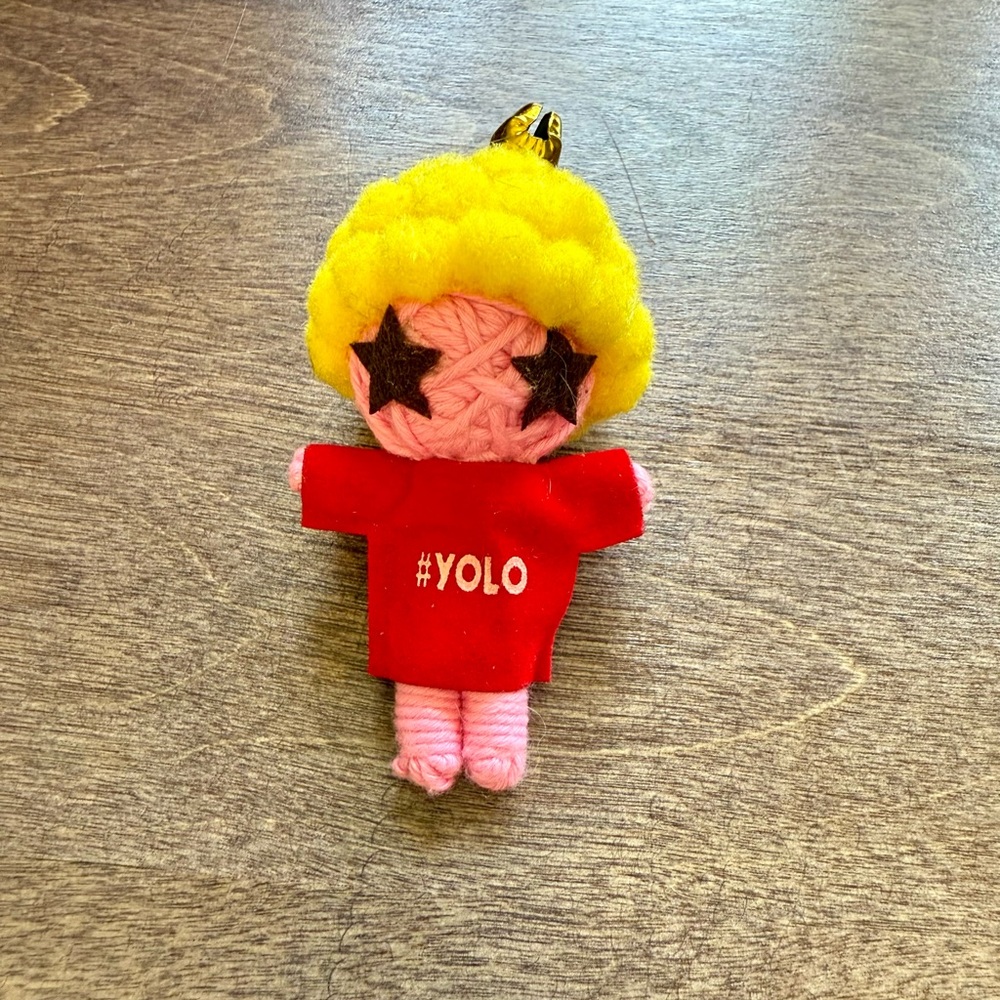 Star Eyed Voodoo Doll Keychain